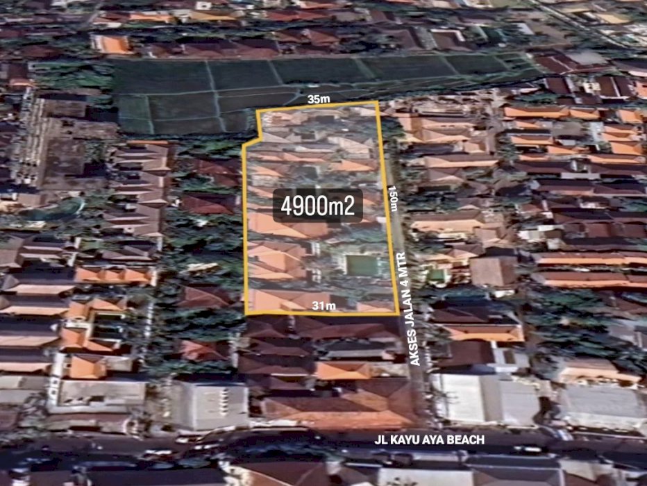 JUAL TANAH PREMIUM DI KAYU AYA SEMINYAK DEKAT PANTAI
