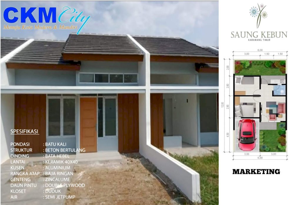 PERUMAHAN SAUNG KEBON HUNIAN MEWAH DI KARAWANG