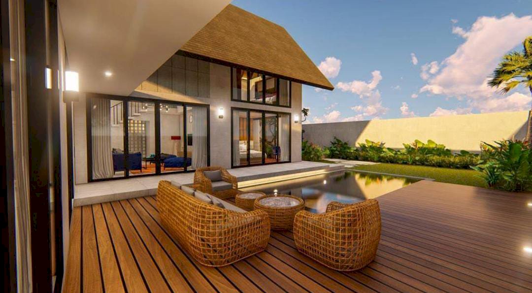 Di Jual Villa Modern Canggu Badung Bali