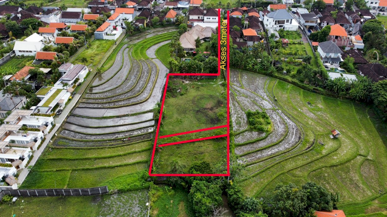 JUAL TANAH PREMIUM DI BUMBAK UMALAS VIEW SAWAH