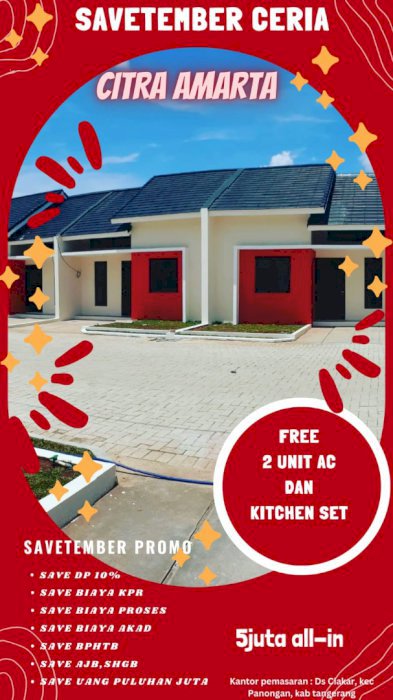 Di Jual Perumahan Citra Amarta Panongan Curug Tangerang Banten