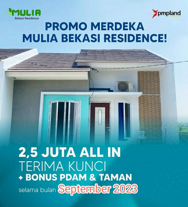 JUAL RUMAH SUBSIDI MURAH TANPA DP LANGSUNG HUNI DI CIBARUSAH BEKASI