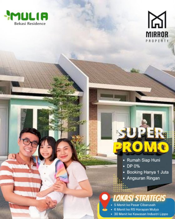 RUMAH SUBSIDI TANPA DP.DI CIBARUSAH CIAKARANG