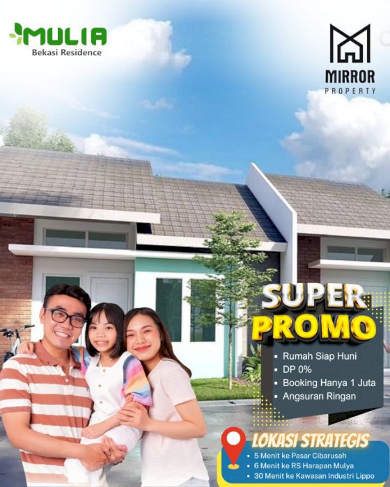 PERUMAHAN SUBSIDI TANPA DP DI CIKARANG BEKASI