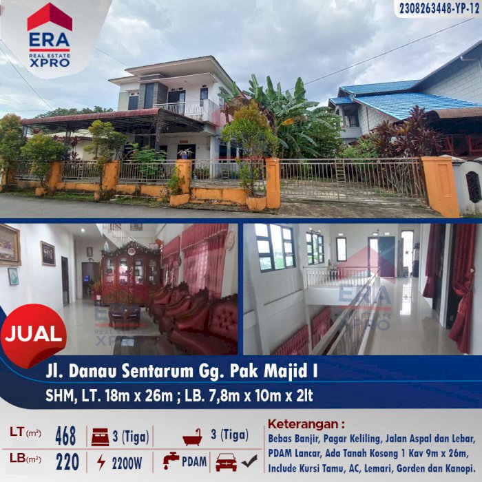 Di Jual Rumah 2 Lantai, Pontianak Kalimantan Barat