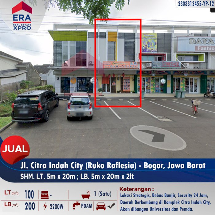 Di Jual Ruko Strategis, Bogor Jawa Barat