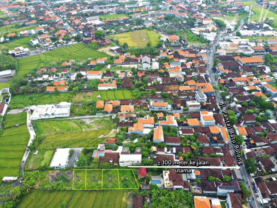 Di Jual Tanah Kavling Strategis, Canggu Badung Bali