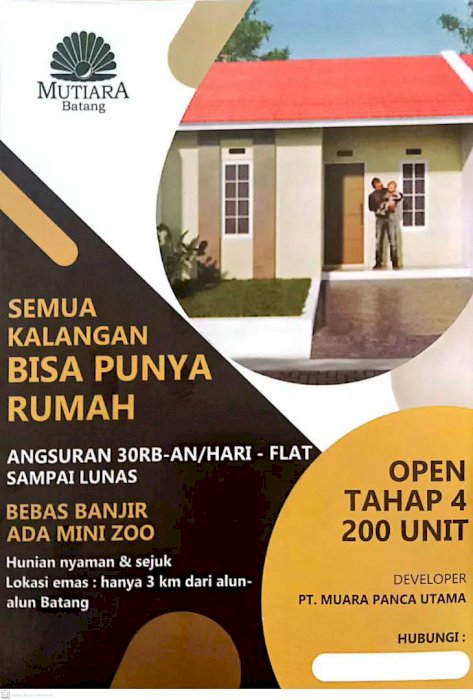 Perumahan Subsidi ,500 rb all in Terima kunci