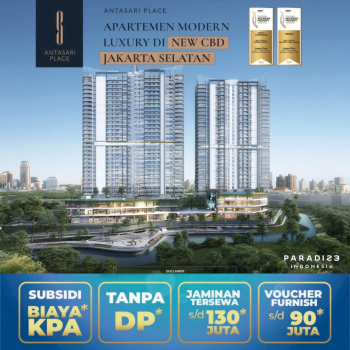 DI JUAL APARTEMEN MEWAH ANTASARI PLACE JAKARTA SELATAN