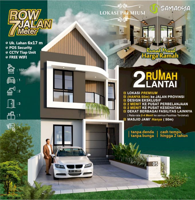DIJUAL RUMAH MURAH 2 LANTAI DI PONOROGO JAWA TIMUR