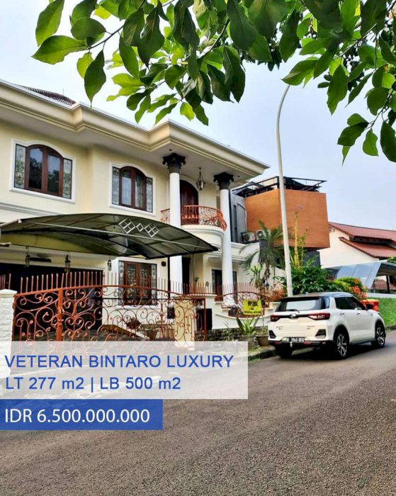 Dijual Rumah di Komplek Elit Jl Veteran, Bintaro, Jakarta Selatan