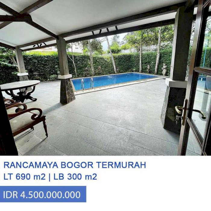 Dijual Rumah Mewah Termurah di Komplek Elit Rancamaya, Bogor
