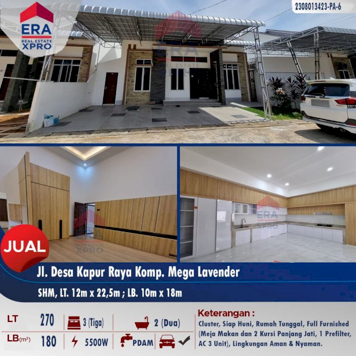 Di Jual Rumah Siap Huni Kubu Raya Kalimantan Barat