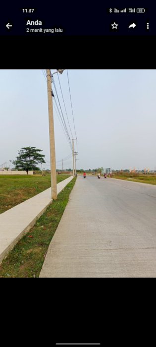 Di jual tanah kavling peruntukan ruko atu komersil area