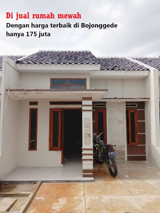 Hot price rumah mewah di Bojonggede hanya 175jt free kanopi lho
