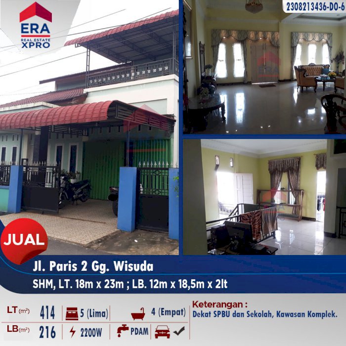 Di Jual Rumah 2 Lantai ,Pontianak Kalimantan Barat