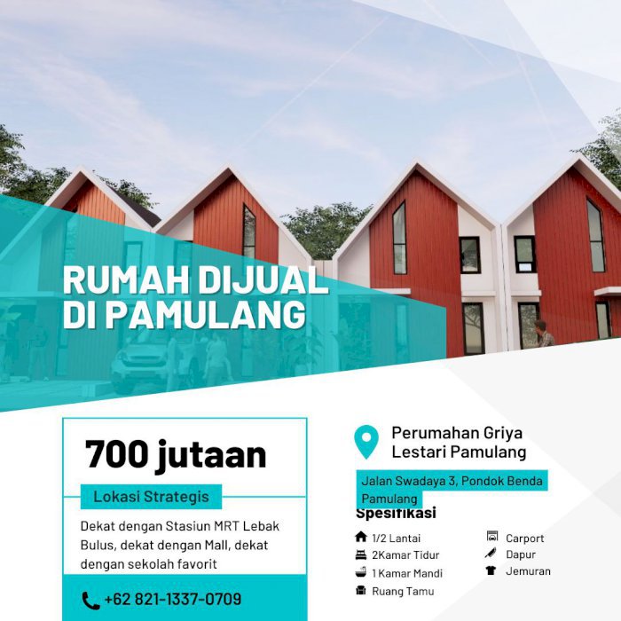 SALE GRIYA LESTARI PAMULANG