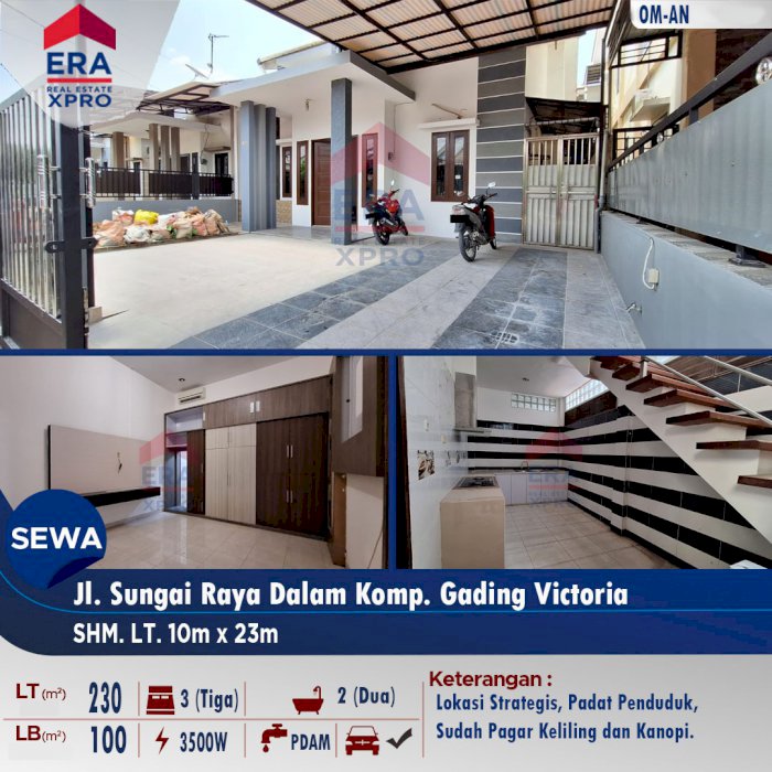 Di Sewakan Rumah Strategis Kubu Raya Pontianak Kalimantan Barat