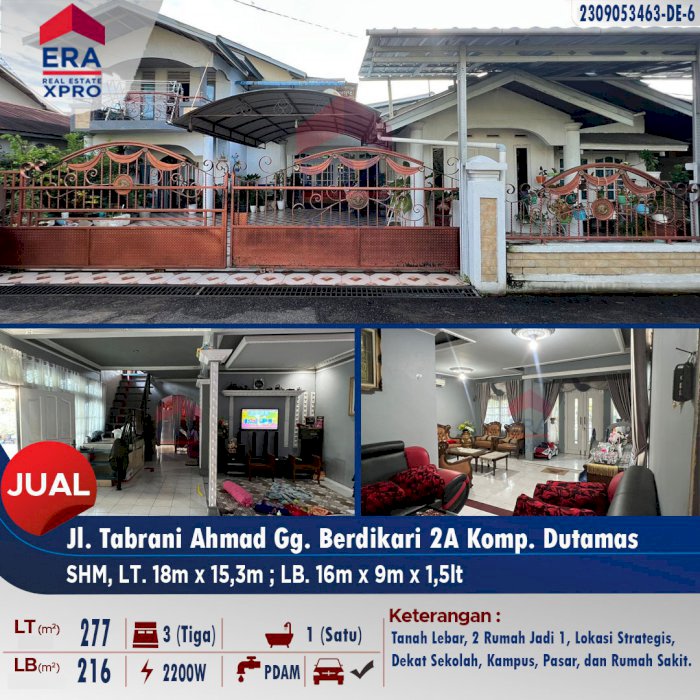 Jual Rumah Strategis Pontianak Kalimantan Barat