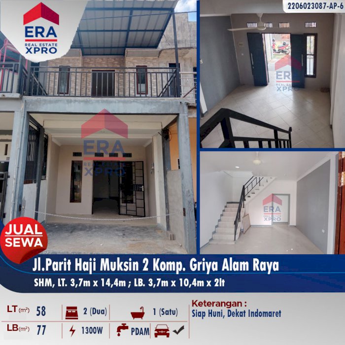 Jual Rumah Murah 2 Lantai Pontianak Kalimantan Barat