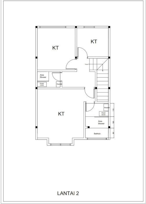 Jual Cepat Rumah Second besar LB/LT 110/101 2 lantai