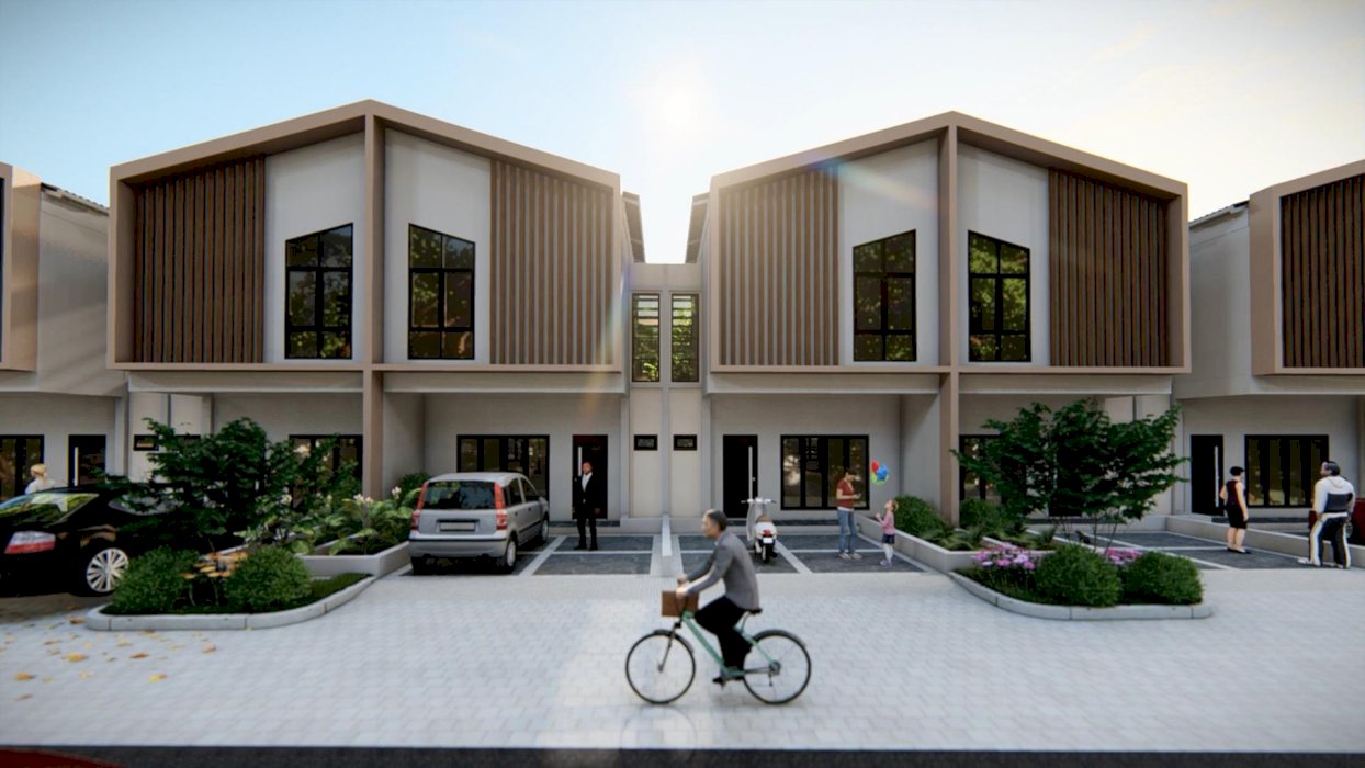 Rumah 2 lantai cantik dan murah