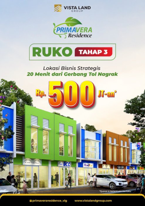 DiJual Ruko Strategis 2 Lantai Cileungsi Bogor Jawa Barat