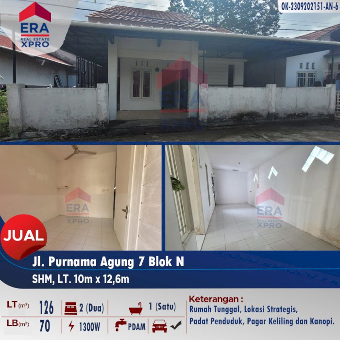 Jual Rumah Murah Strategis Pontianak Kalimantan Barat