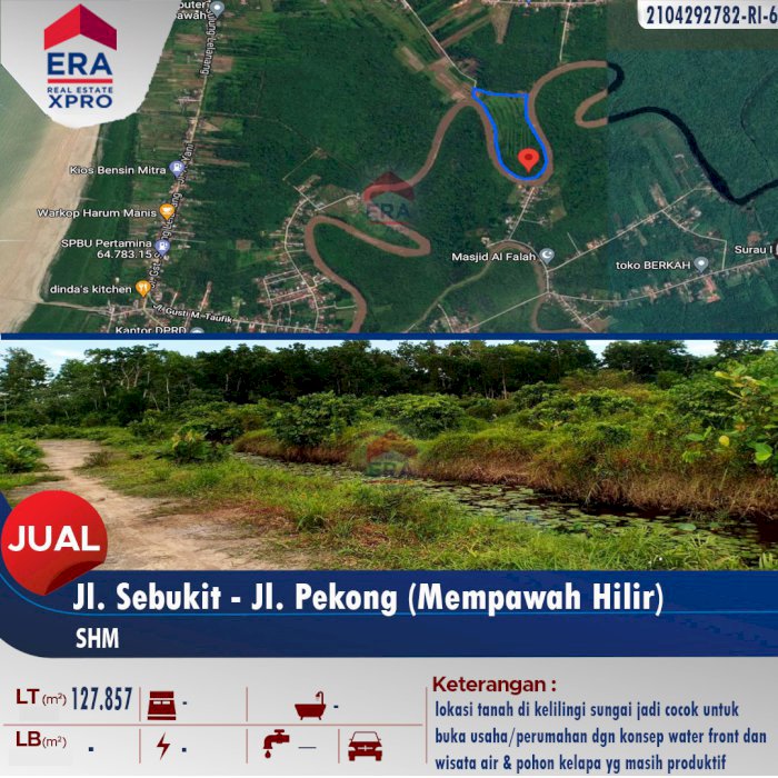 Di Jual Tanah Murah Mempawah Hilir Kalimantan Barat