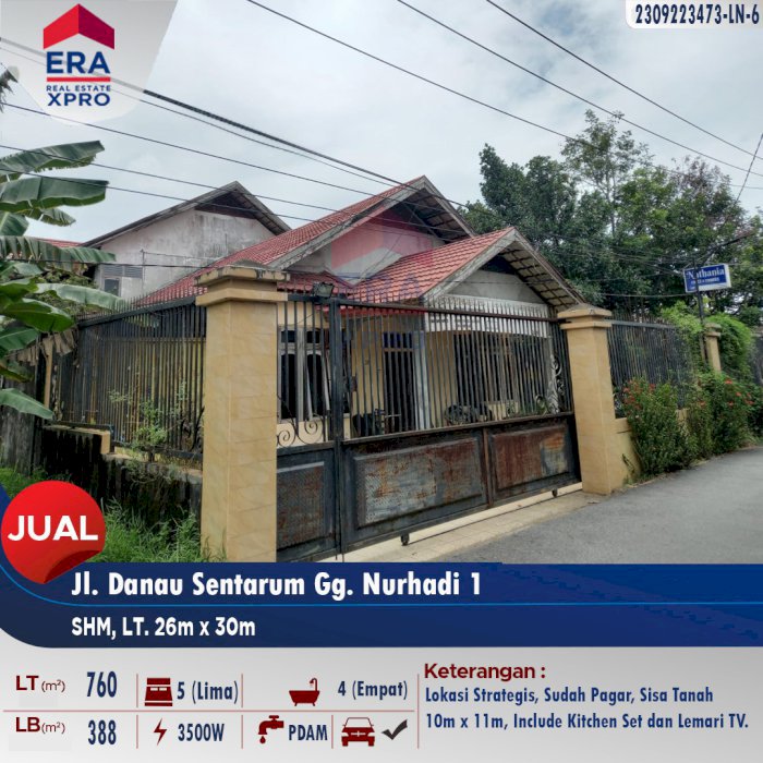 DiJual Rumah Strategis Danau Sentarum Pontianak Kalimantan Barat