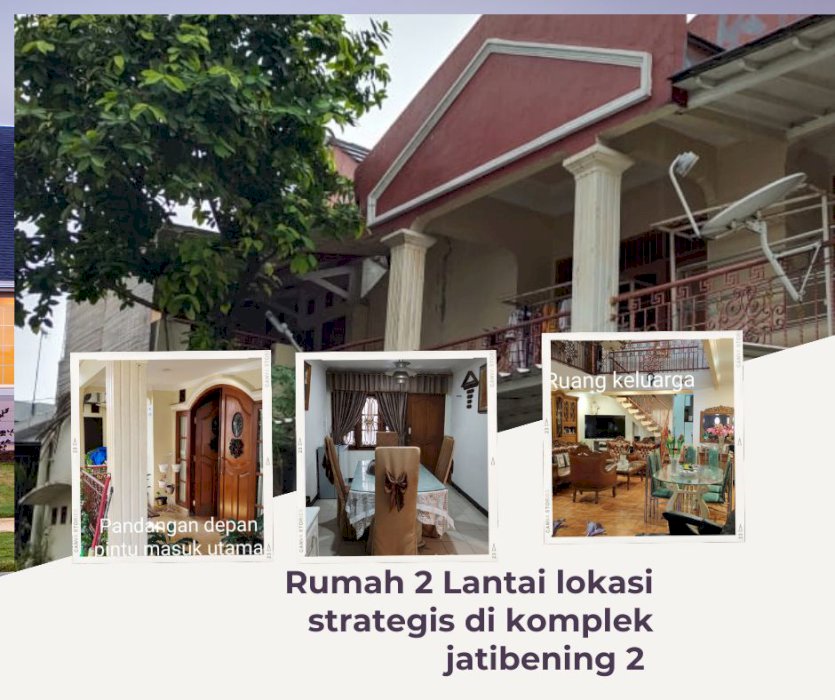 Di Jual Rumah 2 Lantai Lokasi Pondok Gede Bekasi