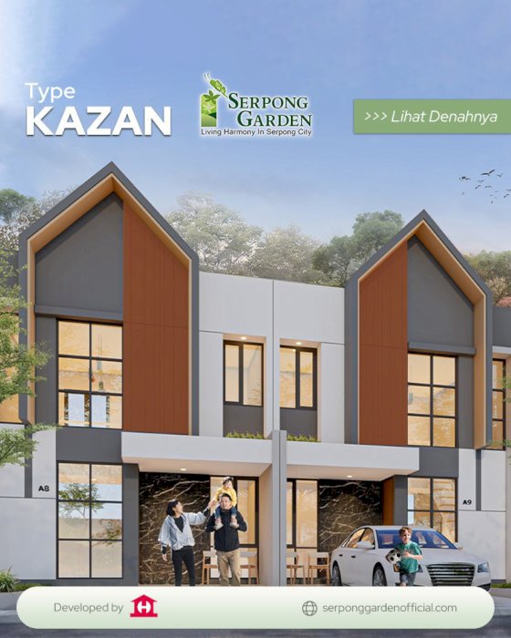 Rumah 2 lantai dekat st Cisauk