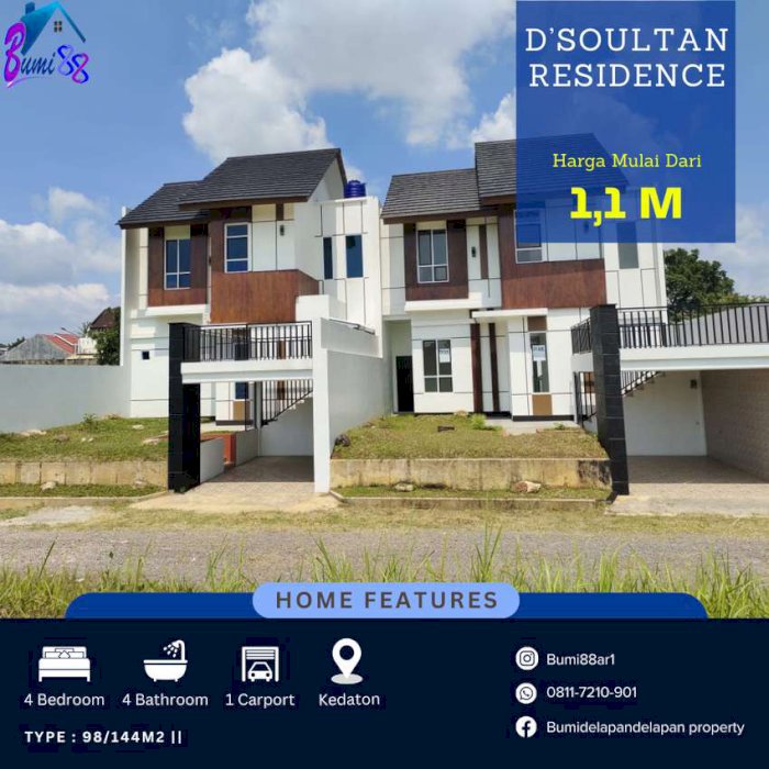 Rumah Mewah Elegan Lokasi Strategis Tengah Kota