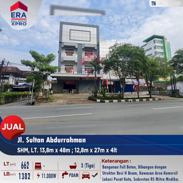 DiJual Ruko 4 Lantai Pontianak Kalimantan Barat