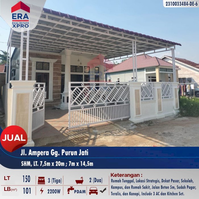 DiJual Rumah Minimalis Pontianak Kalimantan Barat