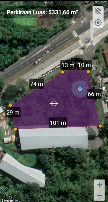 TANAH JALAN UTAMA BY PAS NGURAH RAI