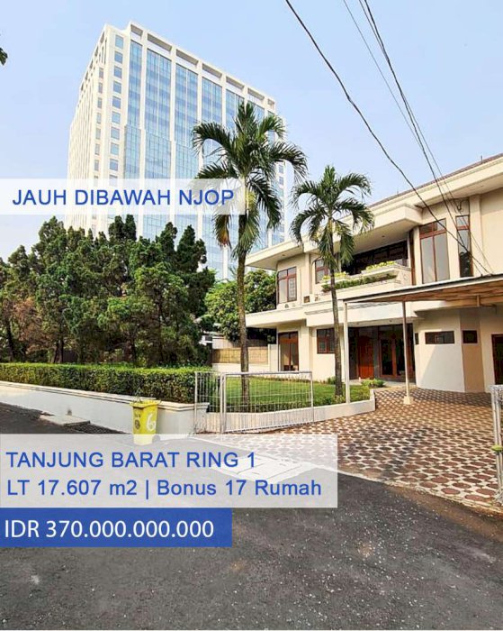 Lahan Bergengsi Bonus 17 Rumah di Ring 1 Jl. Tb Simatupang