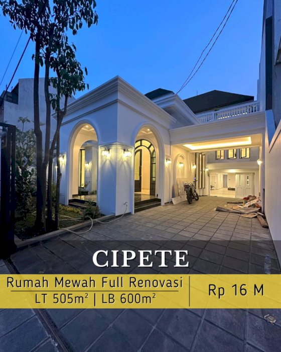 RUMAH STRATEGIS FULL RENOVASI DI CIPETE JAKARTA SELATAN