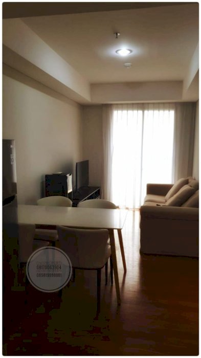sewa Gold Coast Apartment 2BR Full Furnish Lantai Tengah Best Sea View