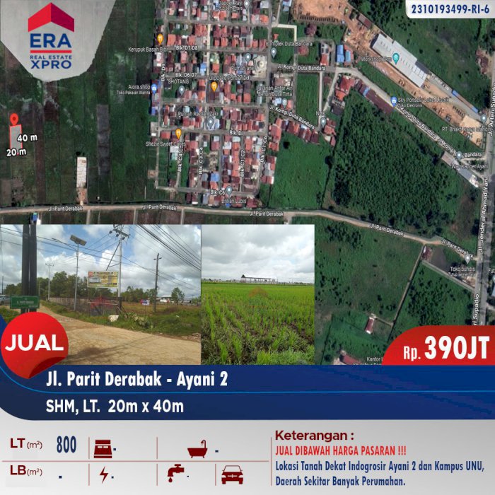 DiJual Tanah Murah Kubu Raya Kalimantan Barat