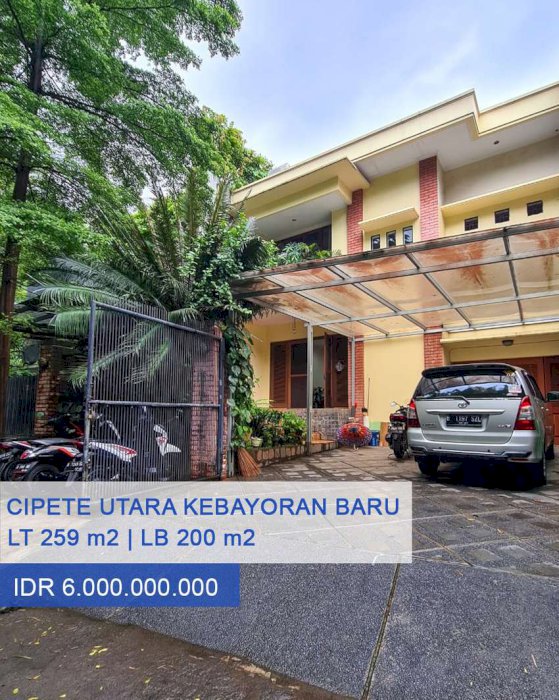 Rumah Mewah Dijual Di Cipete Utara Kebayoran Baru Jakarta Selatan