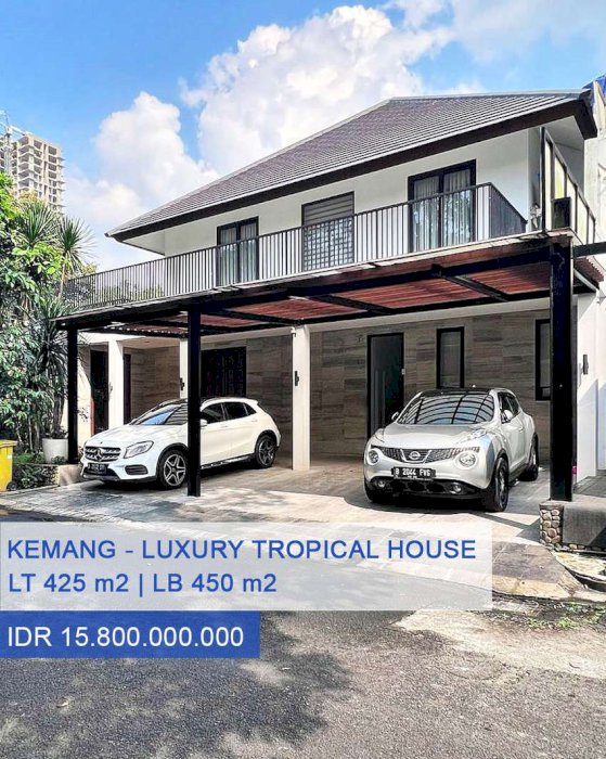 Rumah Mewah Di Kemang Jakarta Selatan Luxury Tropical Lingkungan Aman