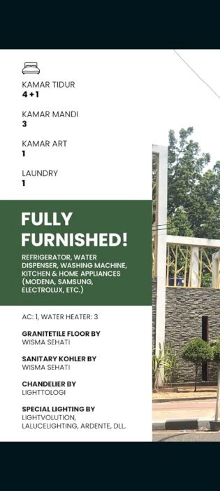 Rumah Baru di Kav. DPRD DKI, Cibubur, JAKTIM, Sebrang Cibubur Junction