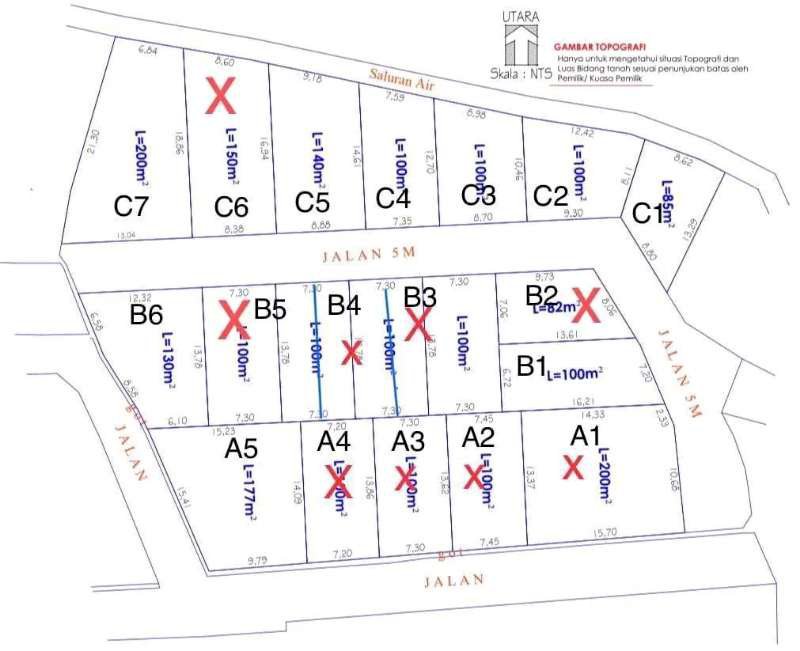 tanah kavlingan 1 are di jln ayani utara, Denpasar