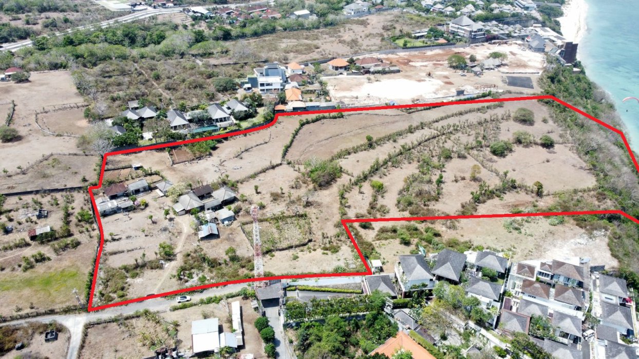 dijual tanah los tebing sawangan nusa dua