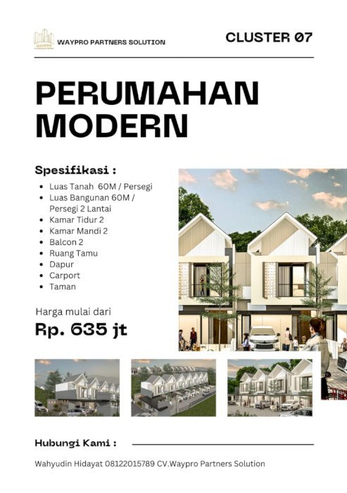 Dijual Rumah Modern dan Minimalis di Bandung, Jawa Barat
