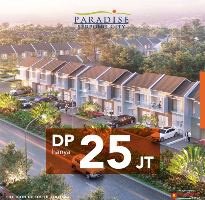 Rumah samping mall paradise city free biaya