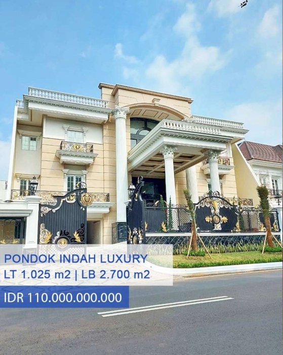 Dijual Rumah Mewah Mega Mansion Di Pondok Indah Jakarta Selatan