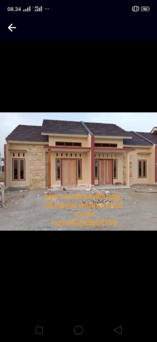 Jual rumah subsidi baru progress