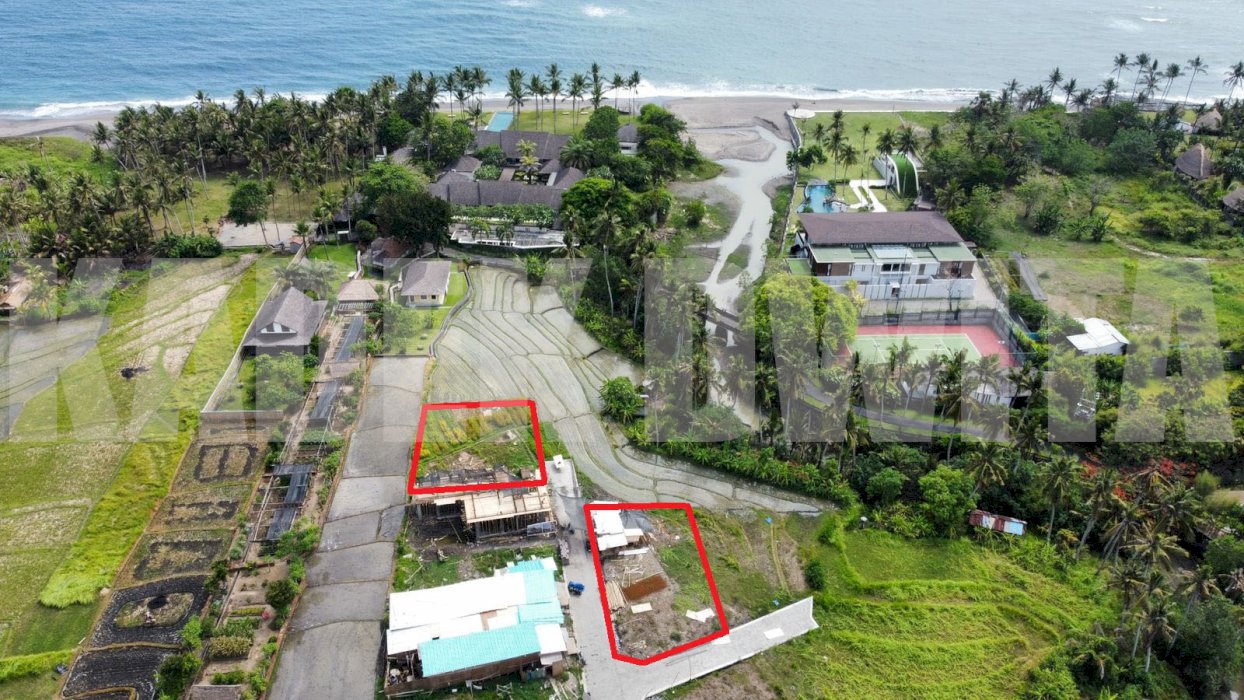 dijual tanah 373 m2 pantai cemagi view laut dan sawah